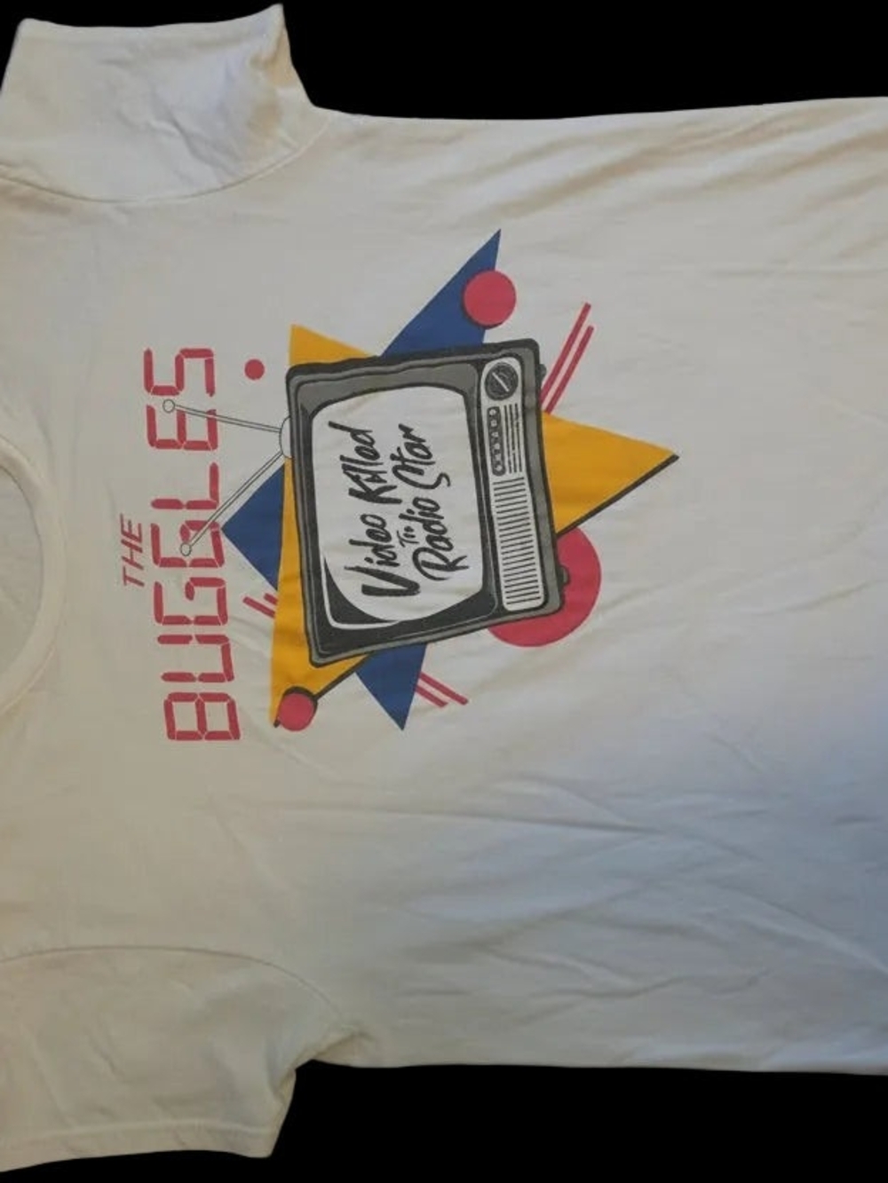 Tultex The Buggles White Crewneck T-Shirt with Tag - XL